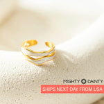 Tidal Wave Opal Ring
