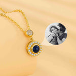 Crystal Photo Projection Necklace