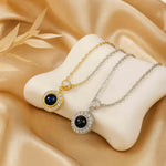 Crystal Photo Projection Necklace