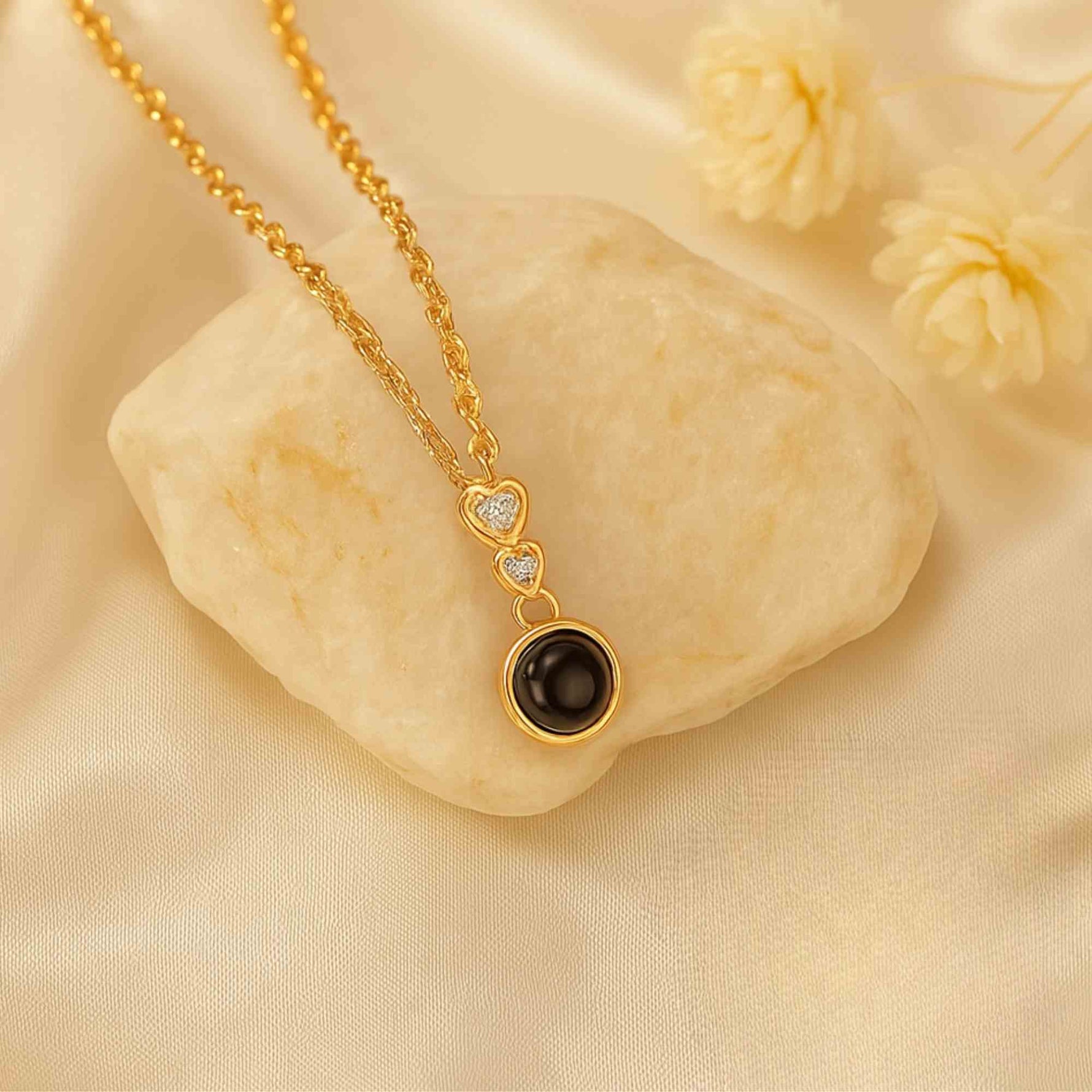 Love Drop Photo Projection Necklace