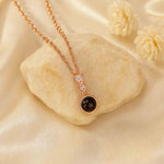 Love Drop Photo Projection Necklace