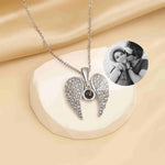 Angel Wings Photo Projection Necklace