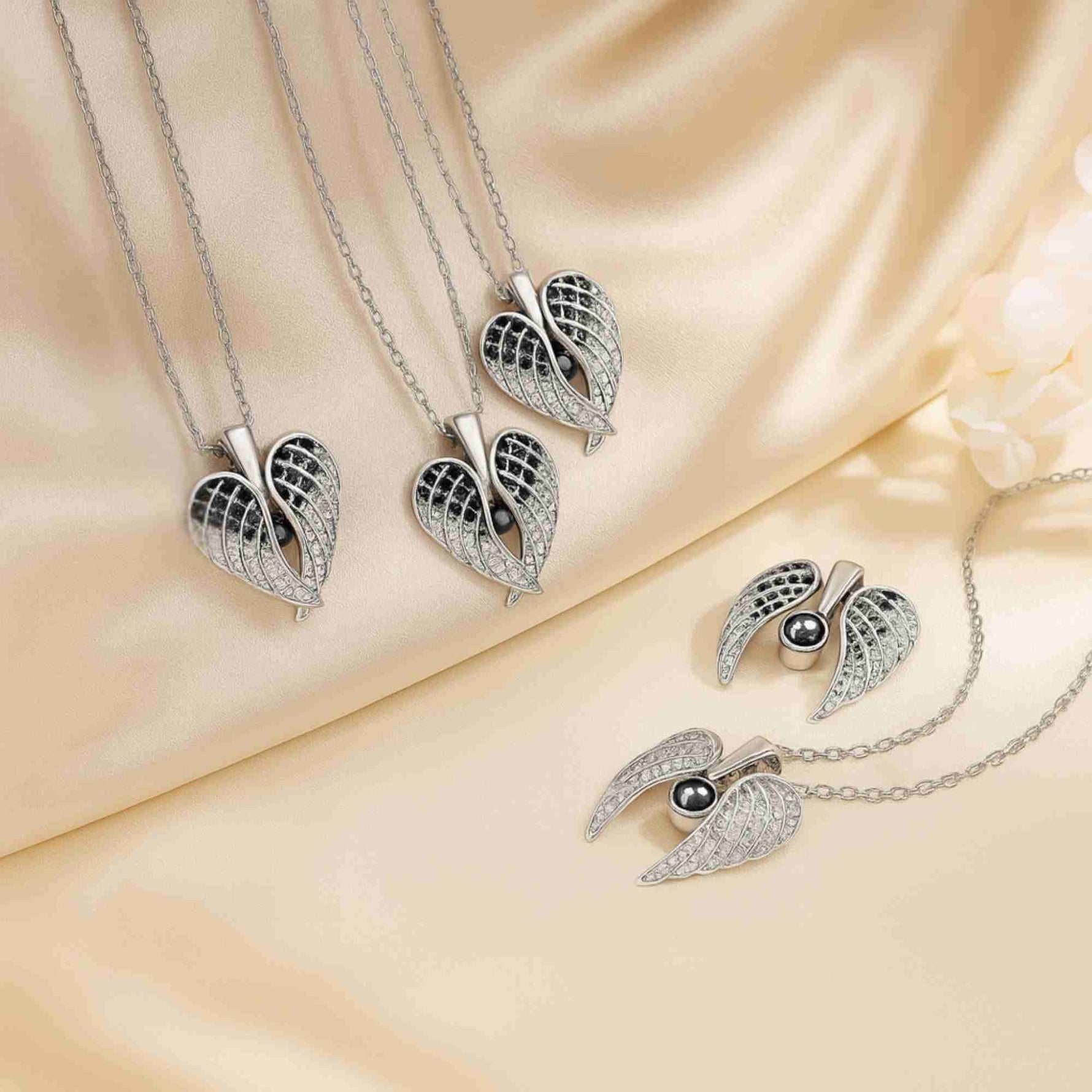 Angel Wings Photo Projection Necklace
