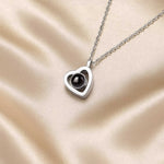 Heart Photo Projection Necklace