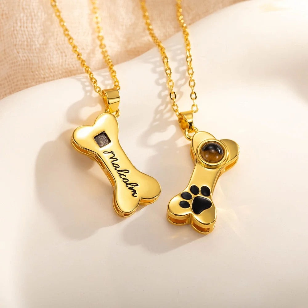 Puppy Love Photo Projection Necklace