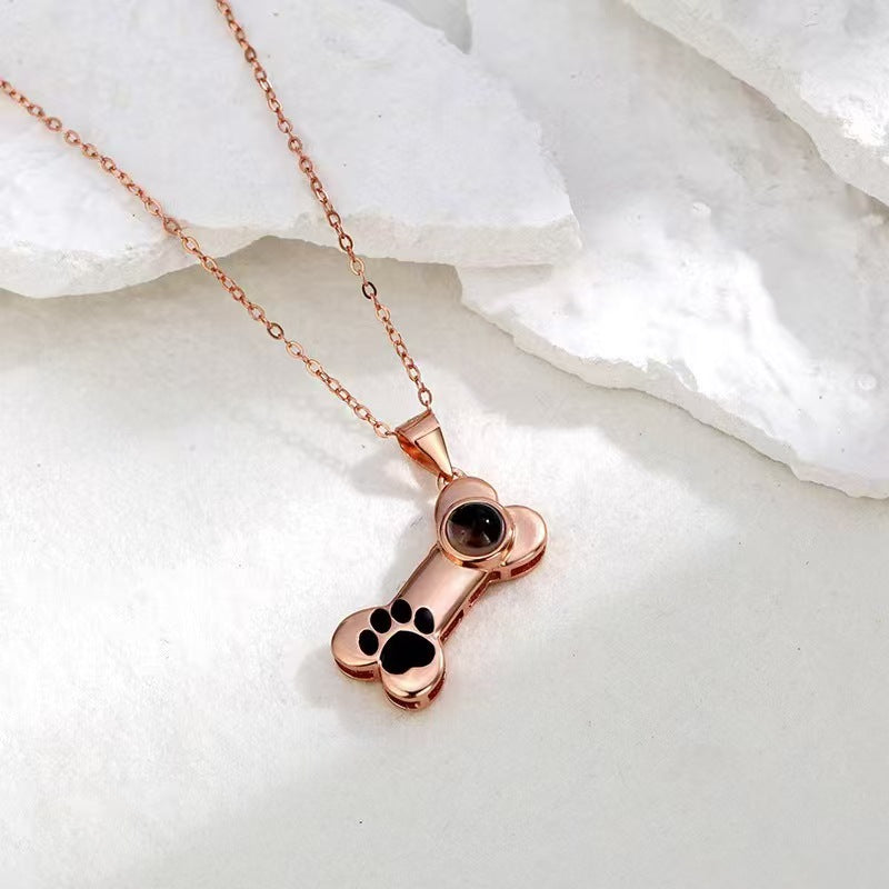 Puppy Love Photo Projection Necklace