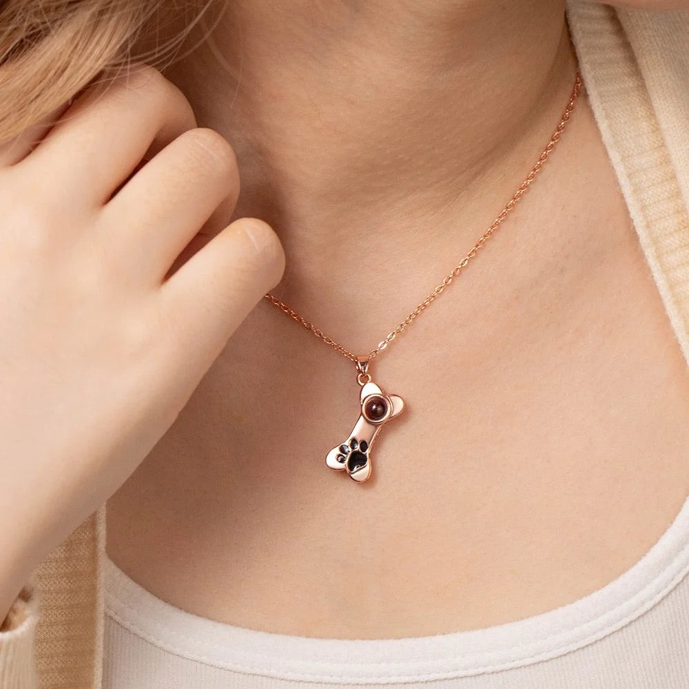 Puppy Love Photo Projection Necklace