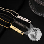 Photo Projection Necklace for Men