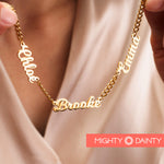 Trinity of Love Name Necklace
