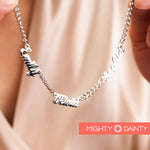 Trinity of Love Name Necklace