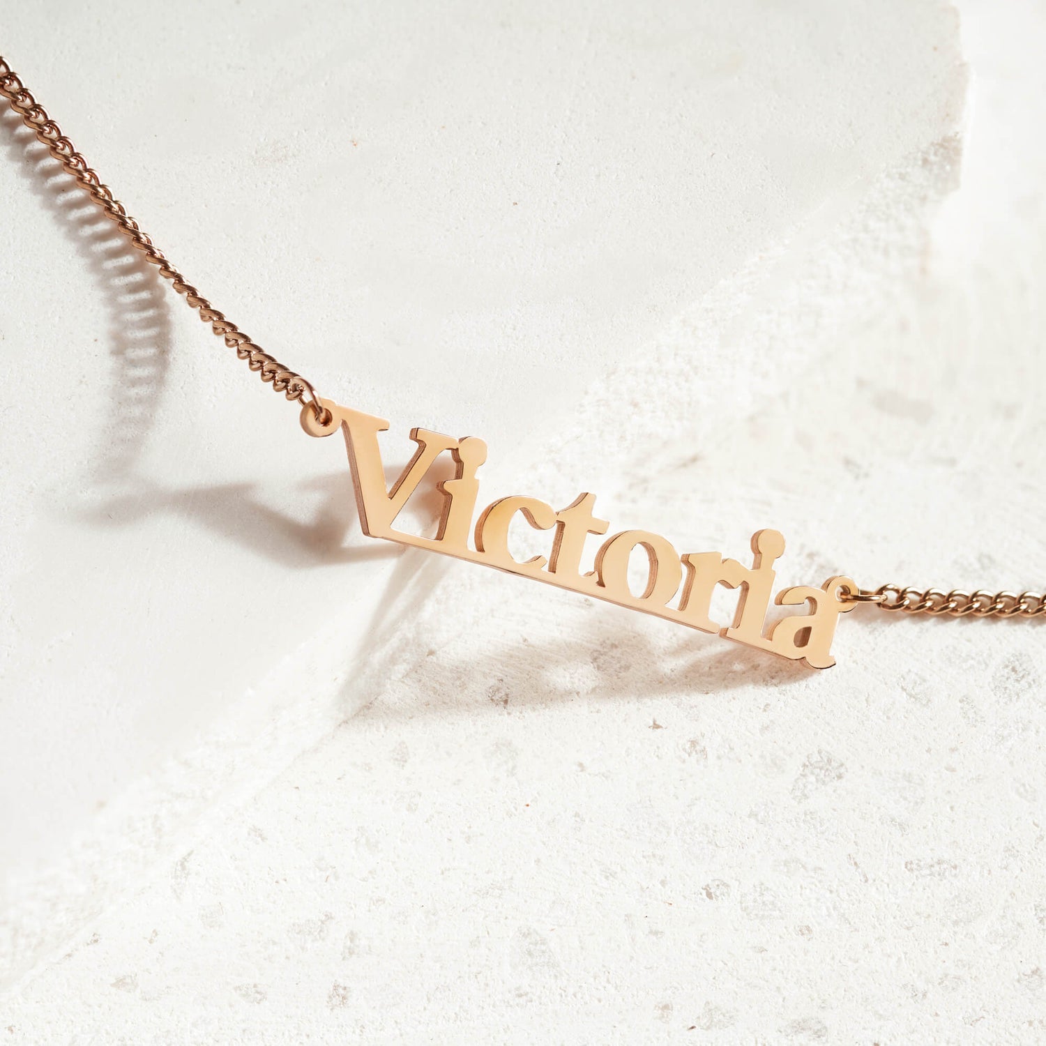 Classic Nameplate Necklace