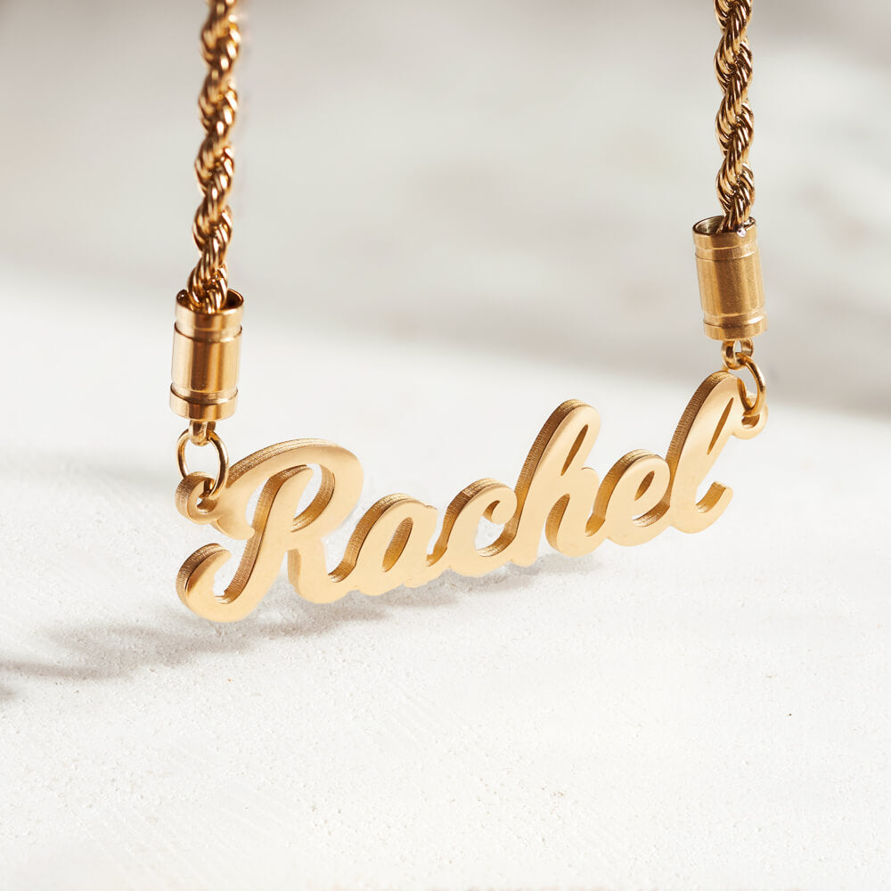 Classic Nameplate Necklace