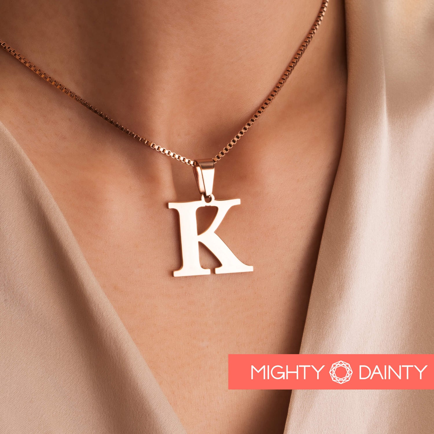 Timeless Emblem Initial Necklace
