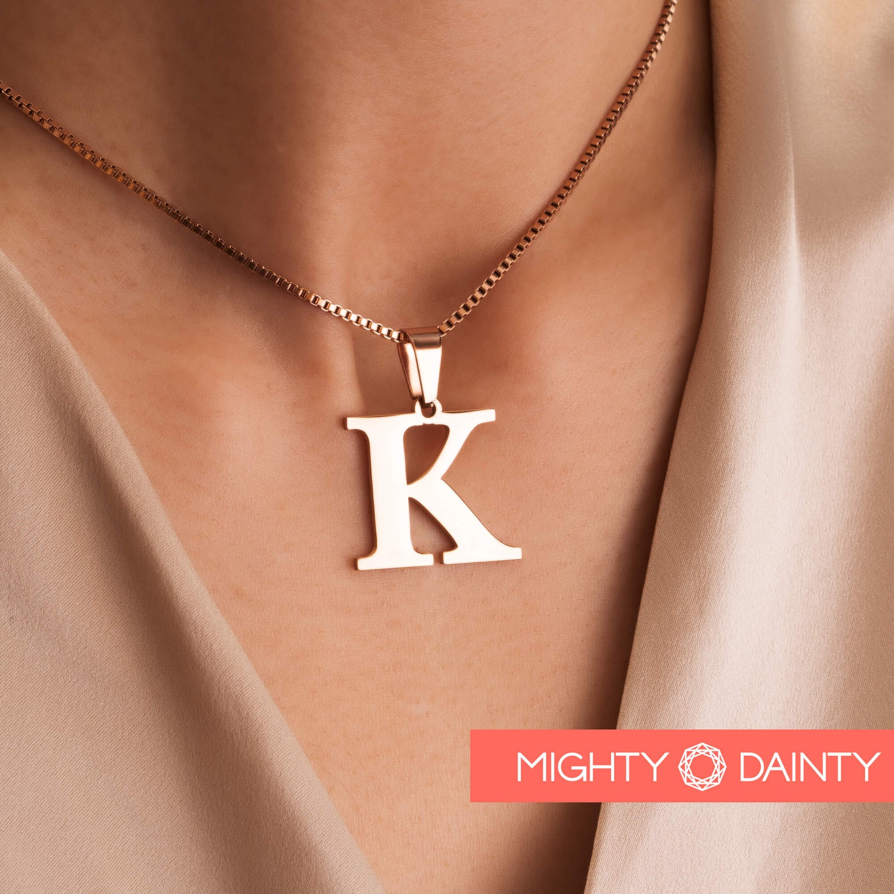Timeless Emblem Initial Necklace
