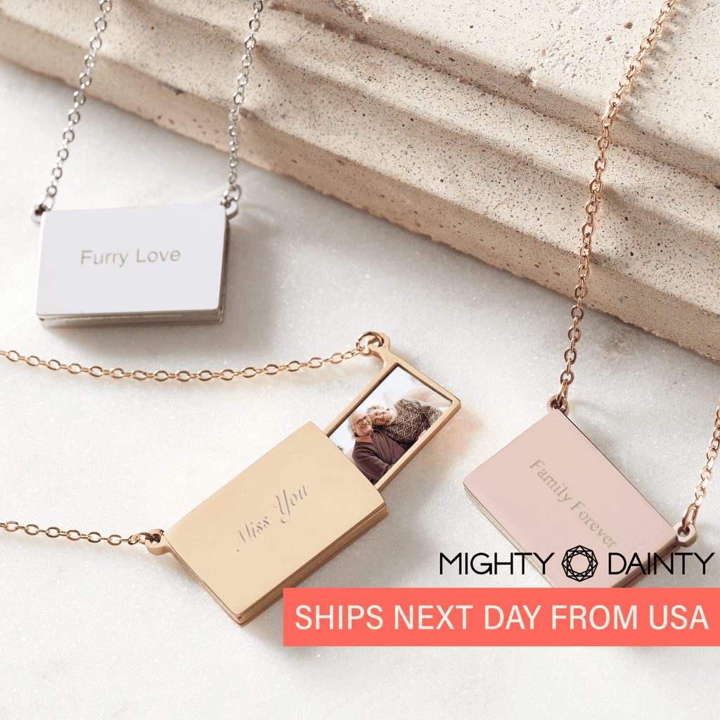 Hidden Drawer Image Necklace