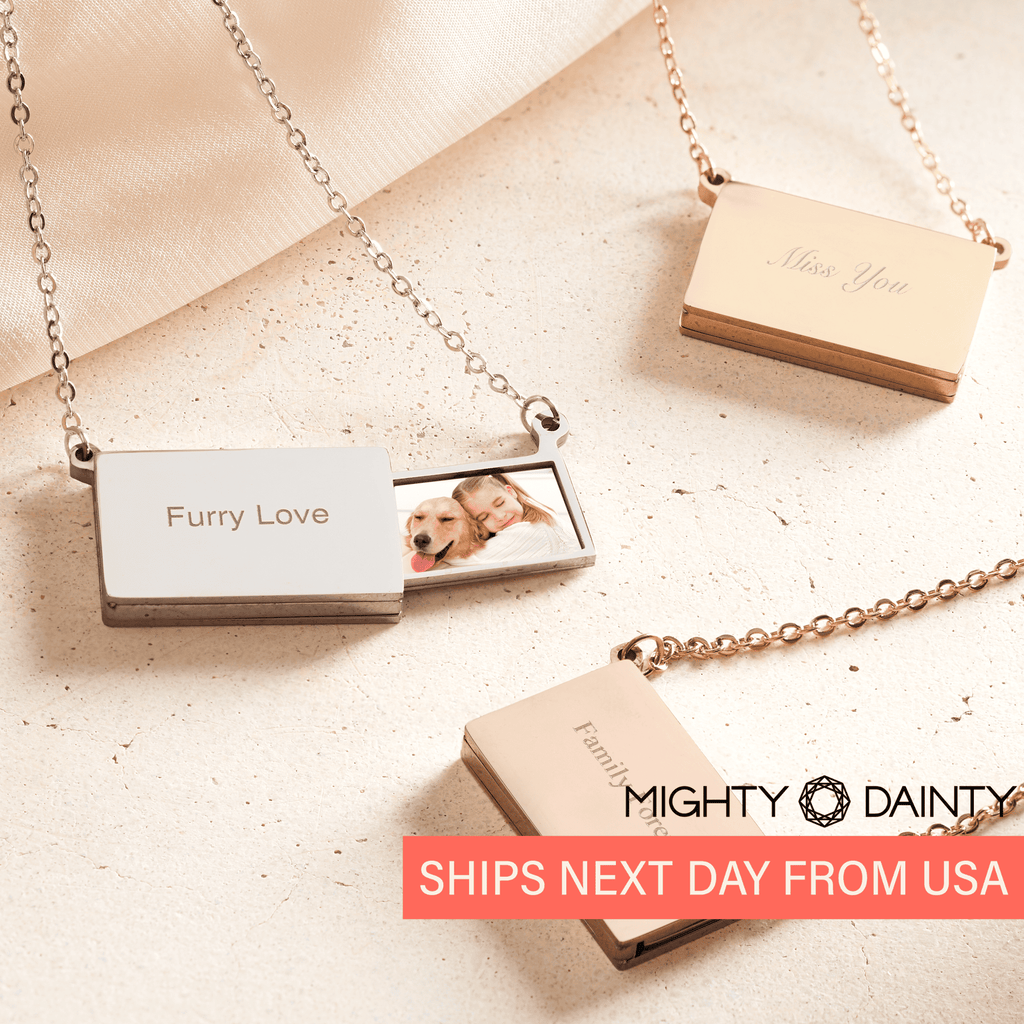 Hidden Drawer Image Necklace