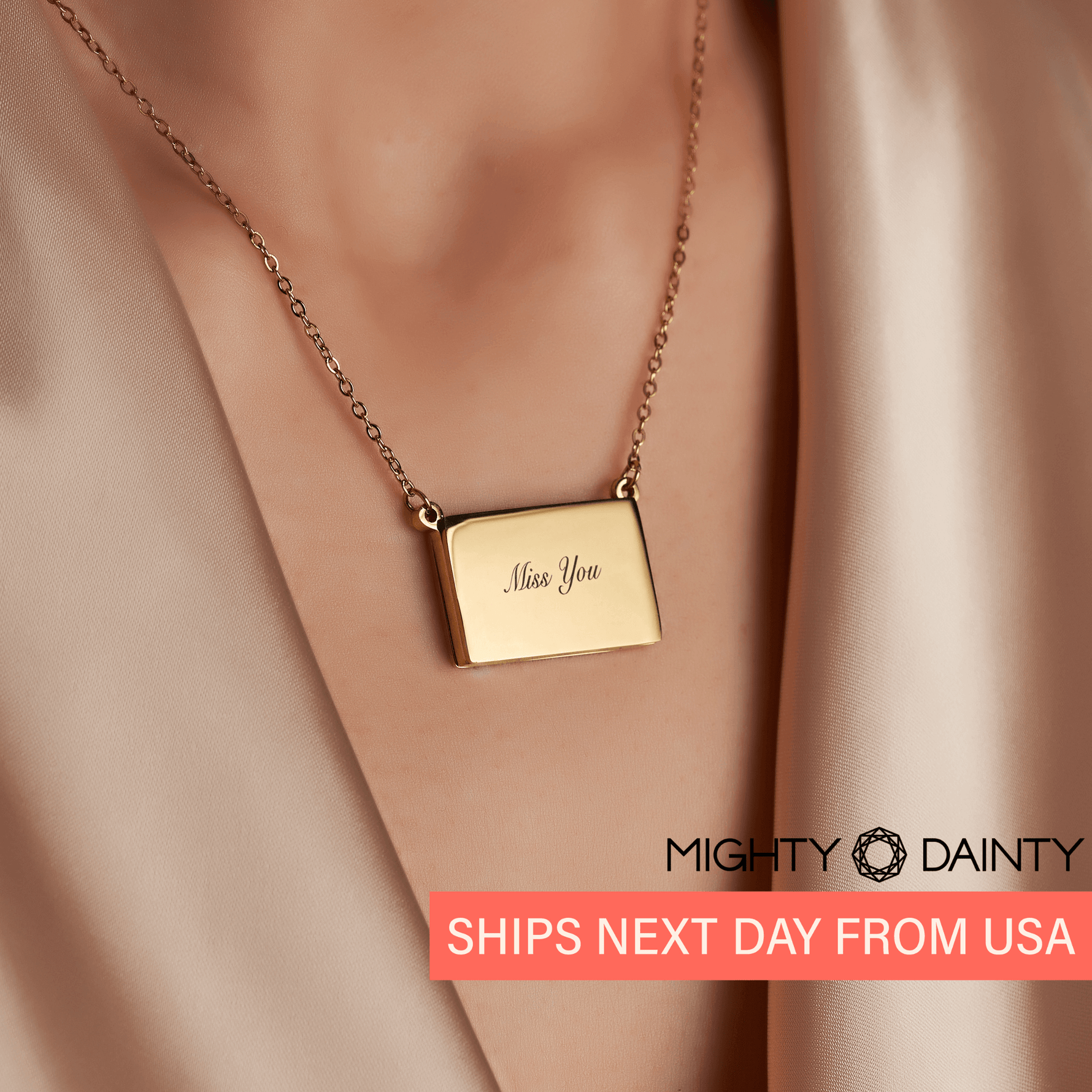 Hidden Drawer Image Necklace