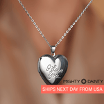 Heart Locket Photo Necklace