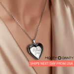 Heart Locket Photo Necklace