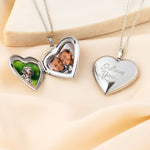 Heart Locket Photo Necklace