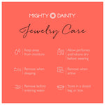 Mighty Dainty jewelry care guide