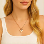 Personalized Heart Photo Necklace