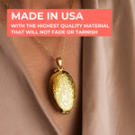 Vintage Four Photo Necklace