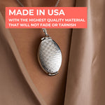 Vintage Silver Photo Necklace