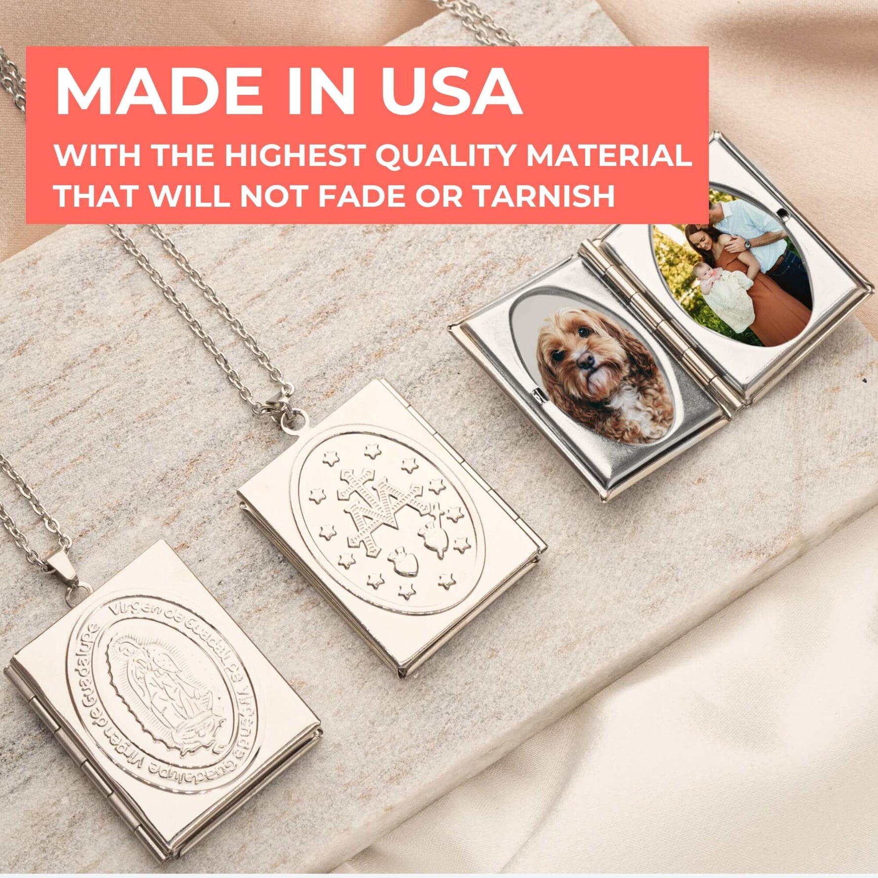 Religious Bible Locket Necklace