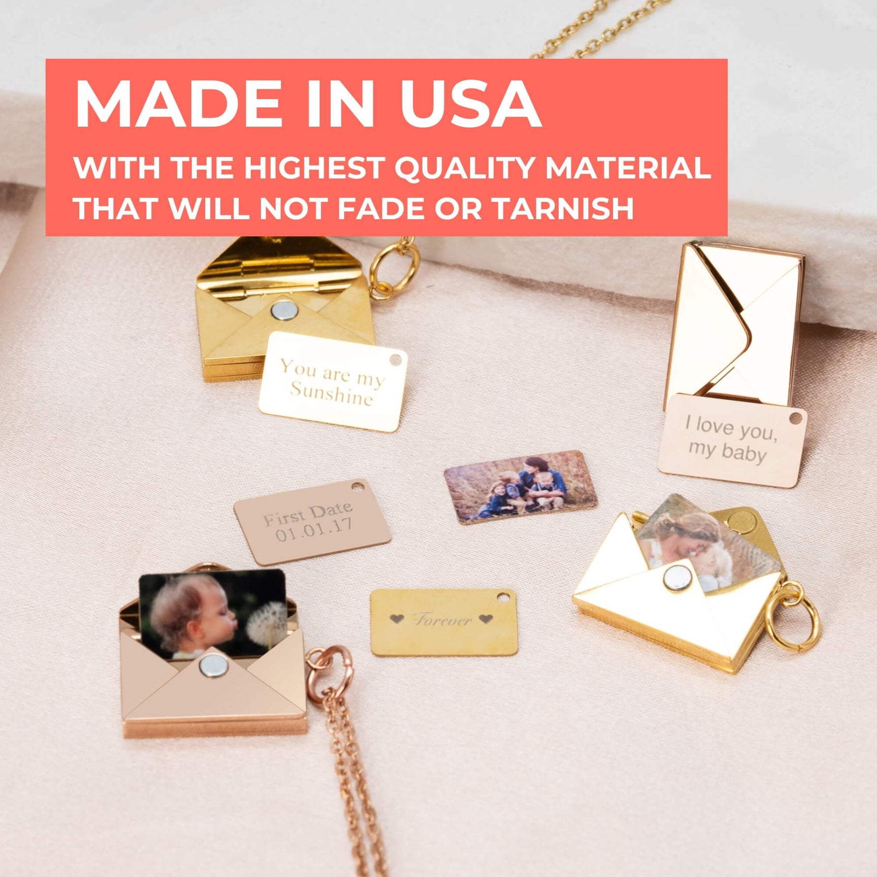 Love Letter Photo Necklace