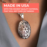 Ethereal Oval Photo Necklace