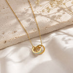interlocking circle necklace