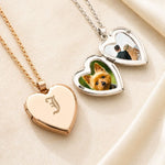 Personalized Heart Photo Necklace