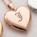 Personalized Heart Photo Necklace