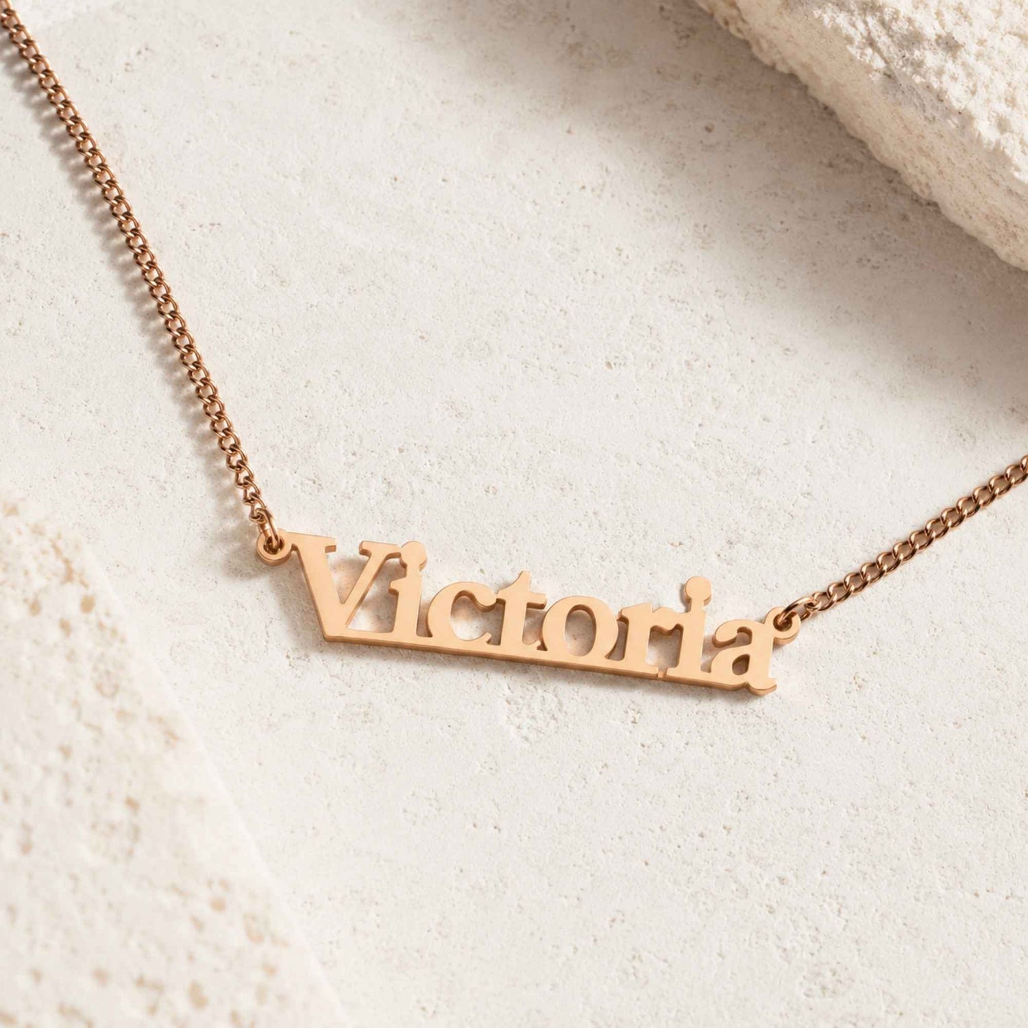 Classic Nameplate Necklace