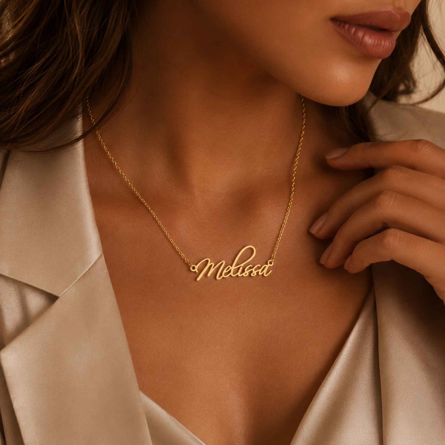 Classic Nameplate Necklace