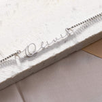 Classic Nameplate Necklace