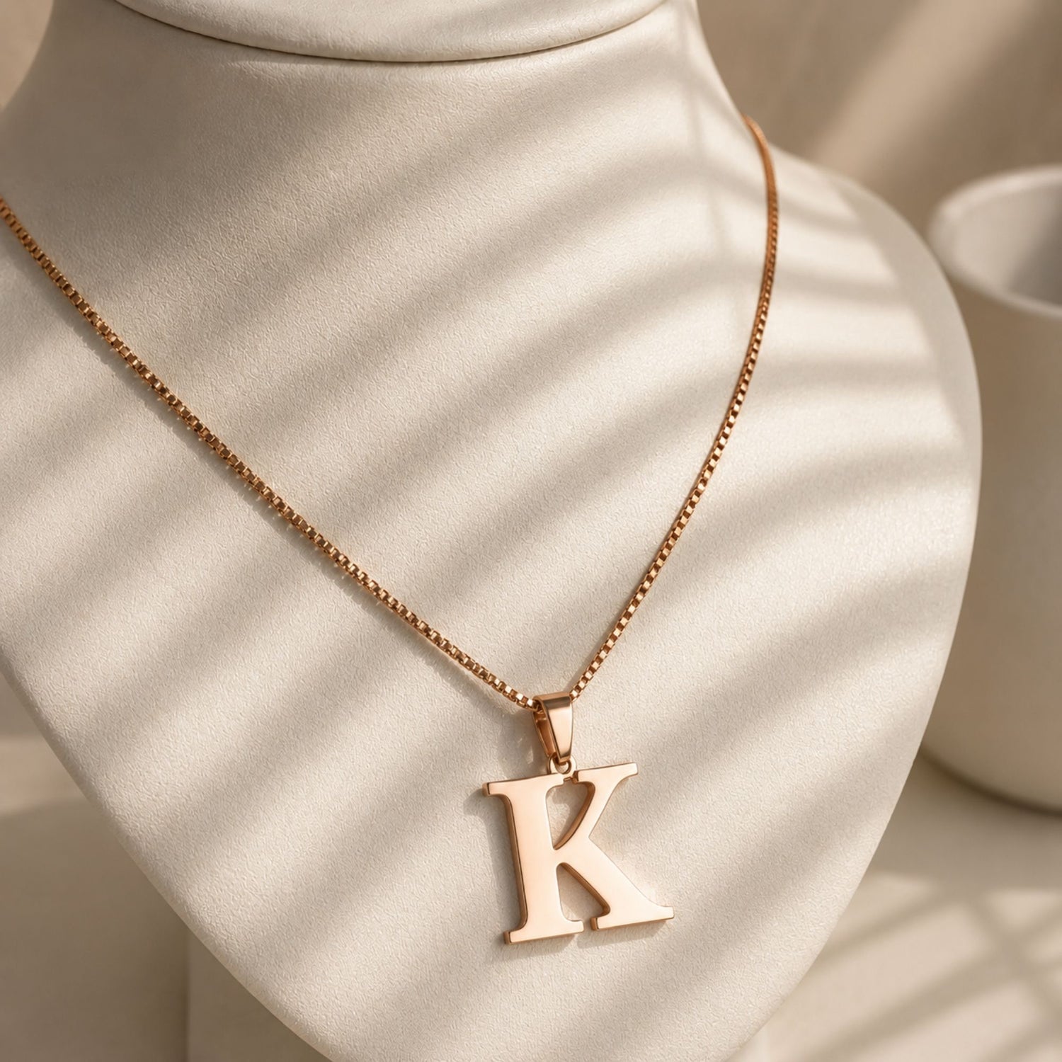 Timeless Emblem Initial Necklace