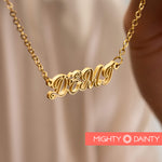 Dreamy Hollow Name Necklace