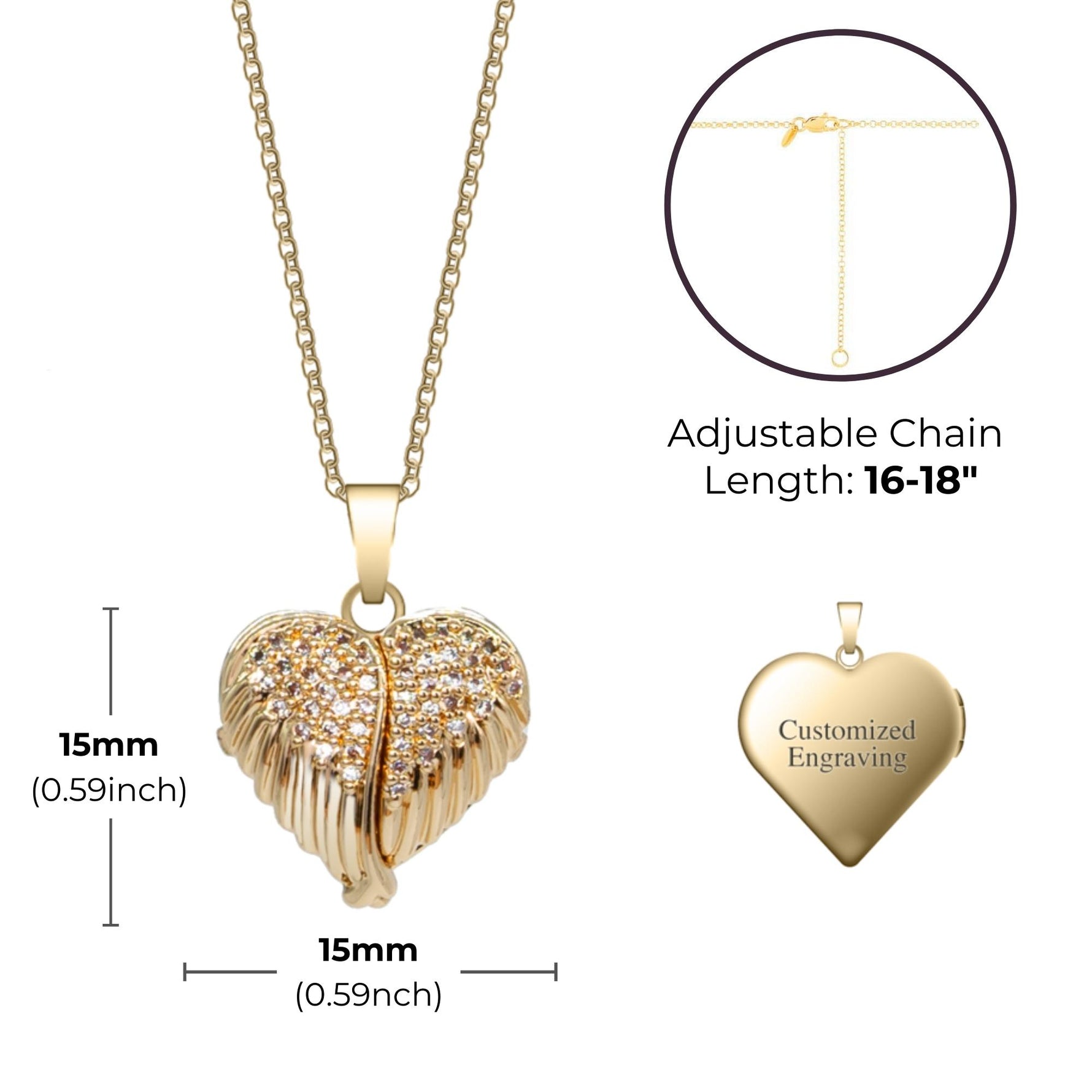 Heart Necklace With Photo