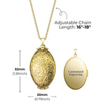 Vintage Four Photo Necklace