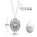 Ethereal Oval Photo Necklace