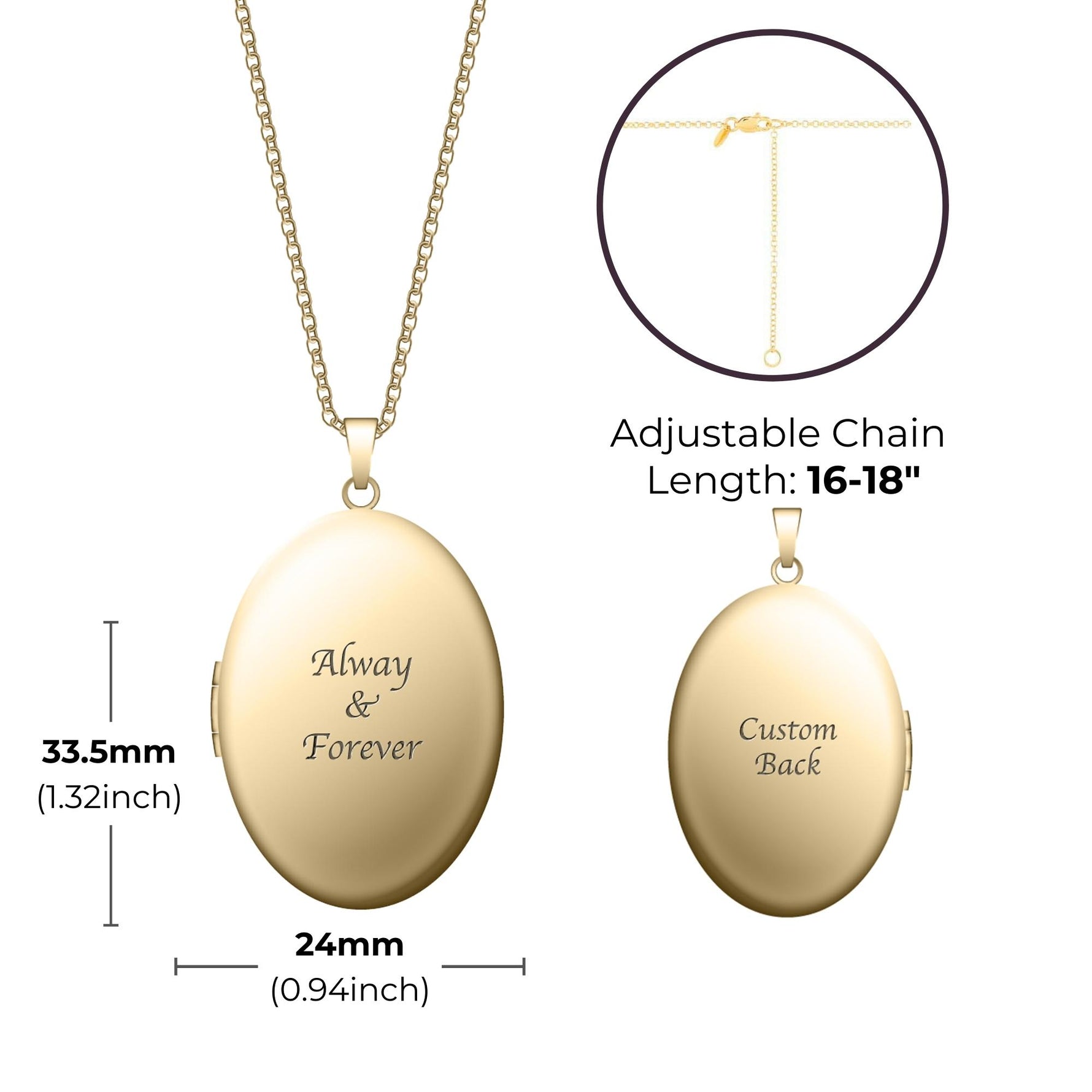 Oval Picture Necklace