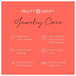 Mighty Dainty jewelry care guide