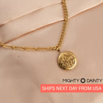 Engraved Photo Locket Necklace