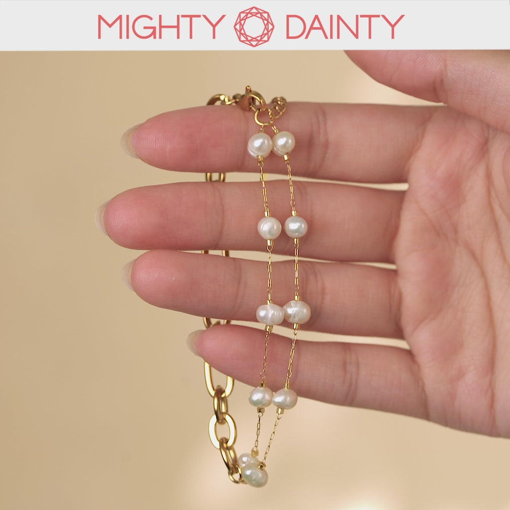 Pearl Chain Bracelet