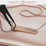 personalized name necklace from Mighty Dainty