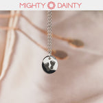 Mighty Dainty fingerprint pendant necklace