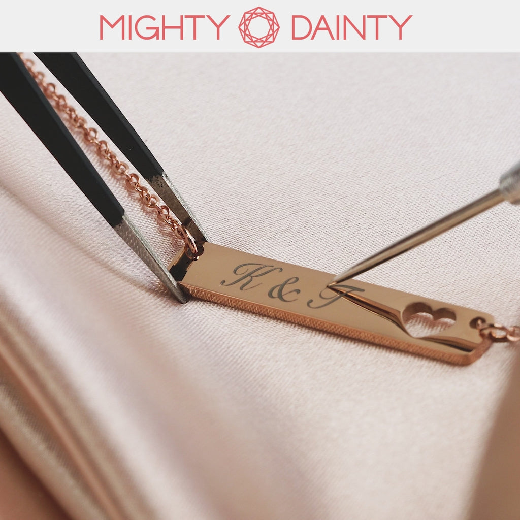 personalized name necklace from Mighty Dainty