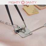 Mighty Dainty fingerprint pendant necklace